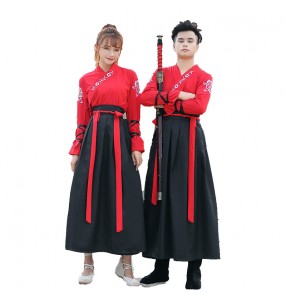 Chinese Hanfu for women and men ancient costume male swordsman robes martial arts traditional Chinese style graduation photo performance costume