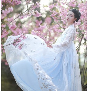 Chinese Hanfu women fairy skirt full chest skirt fairy dresses ancient princess empress cosplay costume photos video shooting ancient style Tang suit