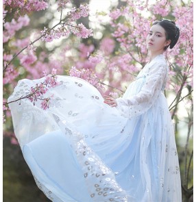 Chinese Hanfu women fairy skirt full chest skirt fairy dresses ancient princess empress cosplay costume photos video shooting ancient style Tang suit