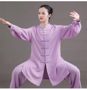 Chinese Kung fu Uniforms for Women Men Cotton Tai chi clothing female Taiji boxing clothes male martial arts wushu performance suit