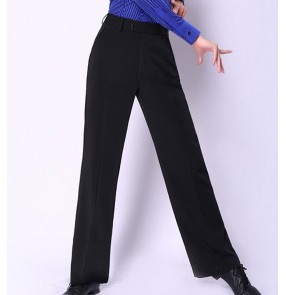 Custom size plus size Men's latin dance pants straight ballroom waltz tango dance long trousers pants