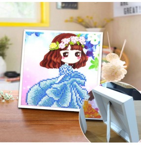 Diamond painting Diamond Embroidery Cross stitch children DIY cartoon animation princess corridor bedroom mural decoration 3D Diamond Mosaic Full Drill Home decor