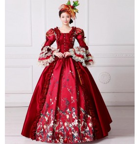 European palace drama cosplay dress princess stage performance dress studio photography theme costume