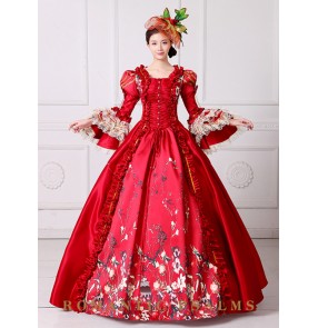 European-style palace Drama cosplay costume for women girls stage play model performance dress evening party banquet ball makeup dress skirt 
