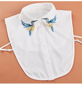 Fashion dickey collar detachable white false collar for Women's false collar Korean half shirt sweater lapel collar