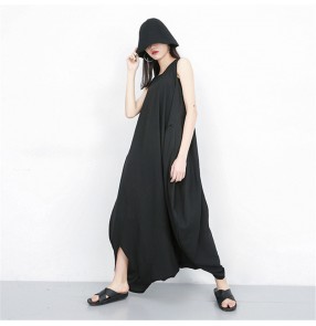 Fashion plus size Baggy jumpsuits for women harem wide leg causal loose style rompers personality overall pants for female 