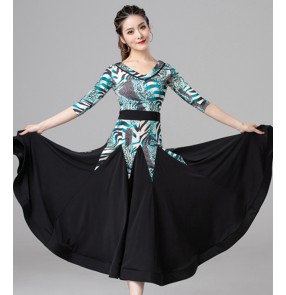 Female Women ballroom dance dresses Waltz national standard dance big swing skirt ballroom competition performance costume