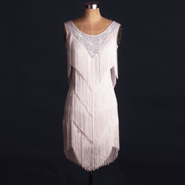 white salsa dress