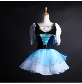 Girls baby European palace style ballet dress kids modern dance carnival party stage performance ballet dance dress