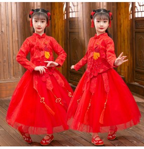 Girls chinese hanfu china folk dance costumes ancient traditional classcial dance anime drama fairy cosplay qipao princess dresses