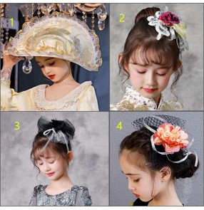 Girls European palace princess drama stage performance film movies cosplay hair accessories headdress head flowers