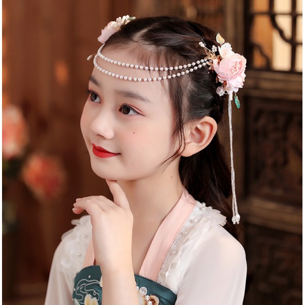 Women's Girls Chinese Folk Dance Firnges Flowers Hair Accessories Fairy  Hanfu Princess Dress Anime Drama Cospaly Hair Pin Headdress- Content One  Pair Of Hair Clip | Women's Hairpin Fringe Flower Headwear Chinese
