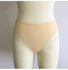 Girls kids ballet latin dance shorts invisible skin color stage performance underwear triangle shorts