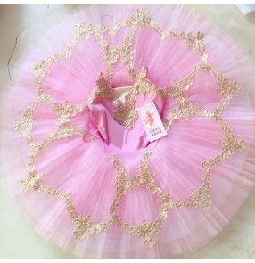 Girls kids classical ballerina professional ballet dance dress tutu skirts 