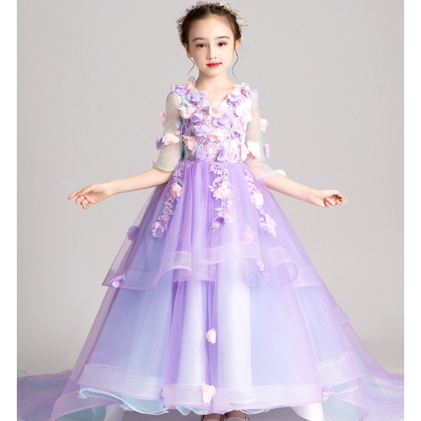 girls light purple dress