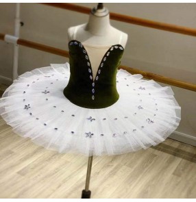 Girls kids tutu skirts ballet dance dresses Professional children's tutu Swan Lake ballerina performance dresseschildren practice dresses dance clothes