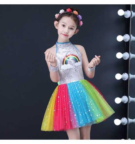 Children modern dresses top