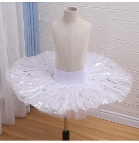 Girls tutu skirts Ballet dresses children's stage performance TUTU skirt ballet dance costumes three-color puffy swan lake lower body ballet hard skirt