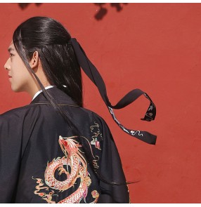 Hanfu ancient style swordsman warrior headband embroidered hair accessories princess fairy cosplay head rope jewelry headdress ribbon embroidery