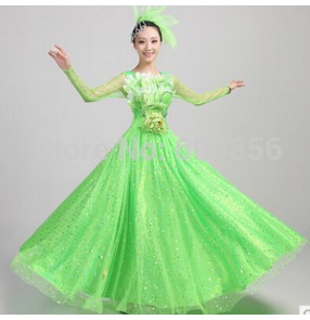 Traditional Yangko Dance Costume / chinese Folk Dance Costume / Fan Dance costumes performance costume