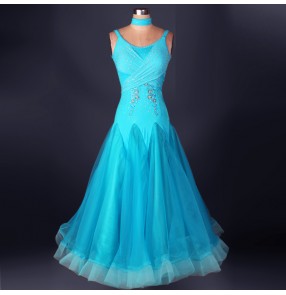 Diamond Ballroom Dance big hem Dresses