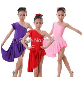 Girls Latin Dress Kids Latin Dance Dress Children's Latin Dance costume Ballroom