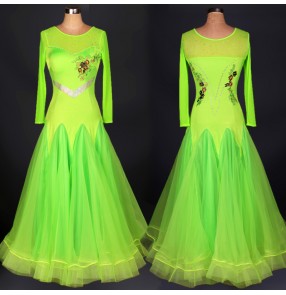 Green Waltz Dance Dress 