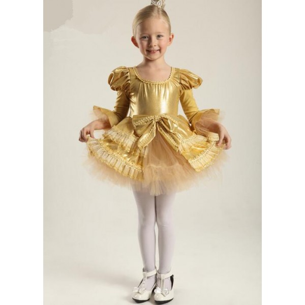 kids gold tutu