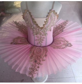 Kids baby classical ballet dance dress children pancake classical ballet dance costumes