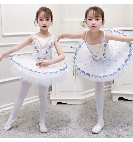 Kids ballet dance dress children classical tutu skirts ballerina dress ...