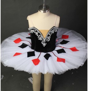 Kids children ballet dress modern competition professional classical tutu skirts stage performance costumes dress