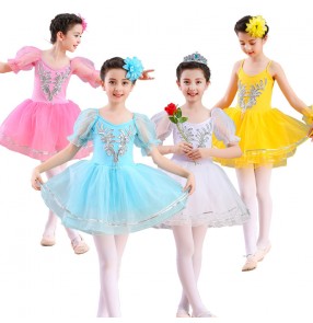 Kids children modern dance ballet dance dress princess dresses tutu skirts ballet dance costumes