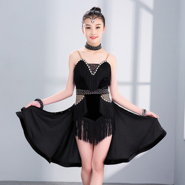 kids black dress