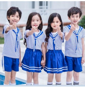 kindergarten primary performance school uniforms boys and girls chorus sailor stage performance cosplay outfits