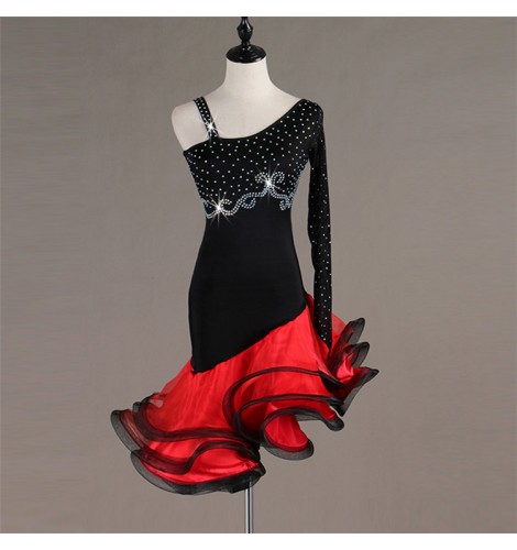 ballroom red dress