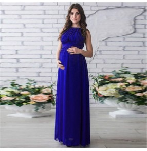  Maternity Dress for pregnant women Photography Photo Shoot Maxi chiffon Gown