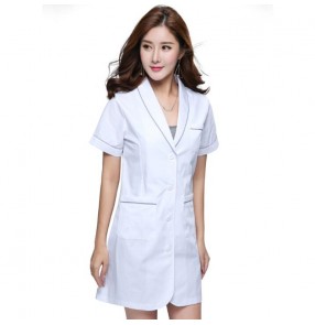 Medical Surgical white Uniforms for women pharmacy Hospital Nurse Tops Breathable Beauty salon Dentistry Pet doctor overalls