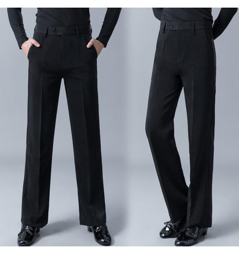 Men's ballroom latin dancing pants male flamenco waltz tango dancing ...