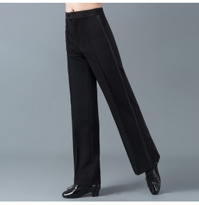 Men's summer latin ballroom dance pants male professional stage performance competition waltz tango dancing trousers pants