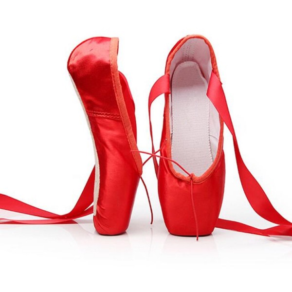 red pointe shoes