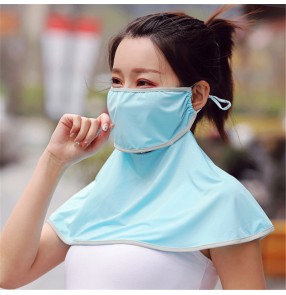 reusable face mask for women outdoor riding neck guard full face mask dust proof sunscreen proof full face cover mouth mask