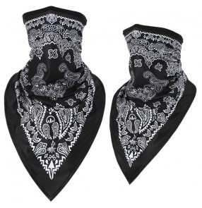 Reusable mask printed mouth mask neck guard dust proof anti UV safety protect sunscreen scarf mask for unisex