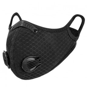 Reusable outdoor cycling sports Face Mask anti-spitting virus with Filters Valved Face Mask