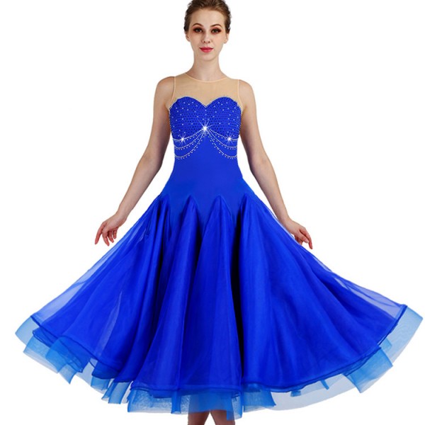 blue color dresses