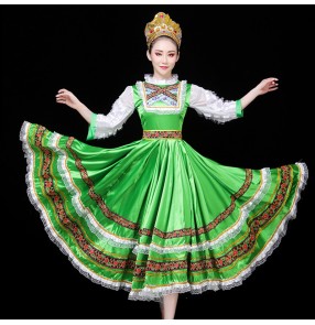 Russian folk dance dresses for women girls international European palace performance dress TV film drama cosplay costumes