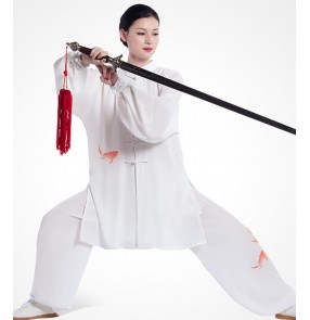 Taichi wushu kungfu uniforms for women and men summer competition martial art performance clothing costumes