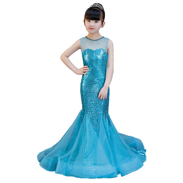 girls turquoise party dress