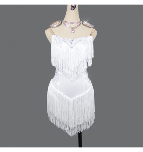 White 2025 latin dress