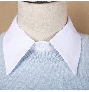 Wholesale dickey collar detachable shirt collar All-match black and white professional commuter ol ladies half shirt collar