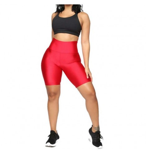  Women High Waist Fitness Sports Biker Shorts Yo-ga